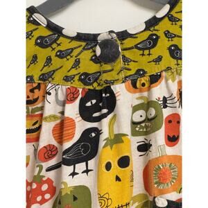 18 Months Halloween Dress Jelly The Pug Adorable Folk Art Fabric Tunic Ruffles
